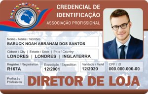 Credencial Profissional de Diretor de Loja Credencial Profissional de Diretor de Loja